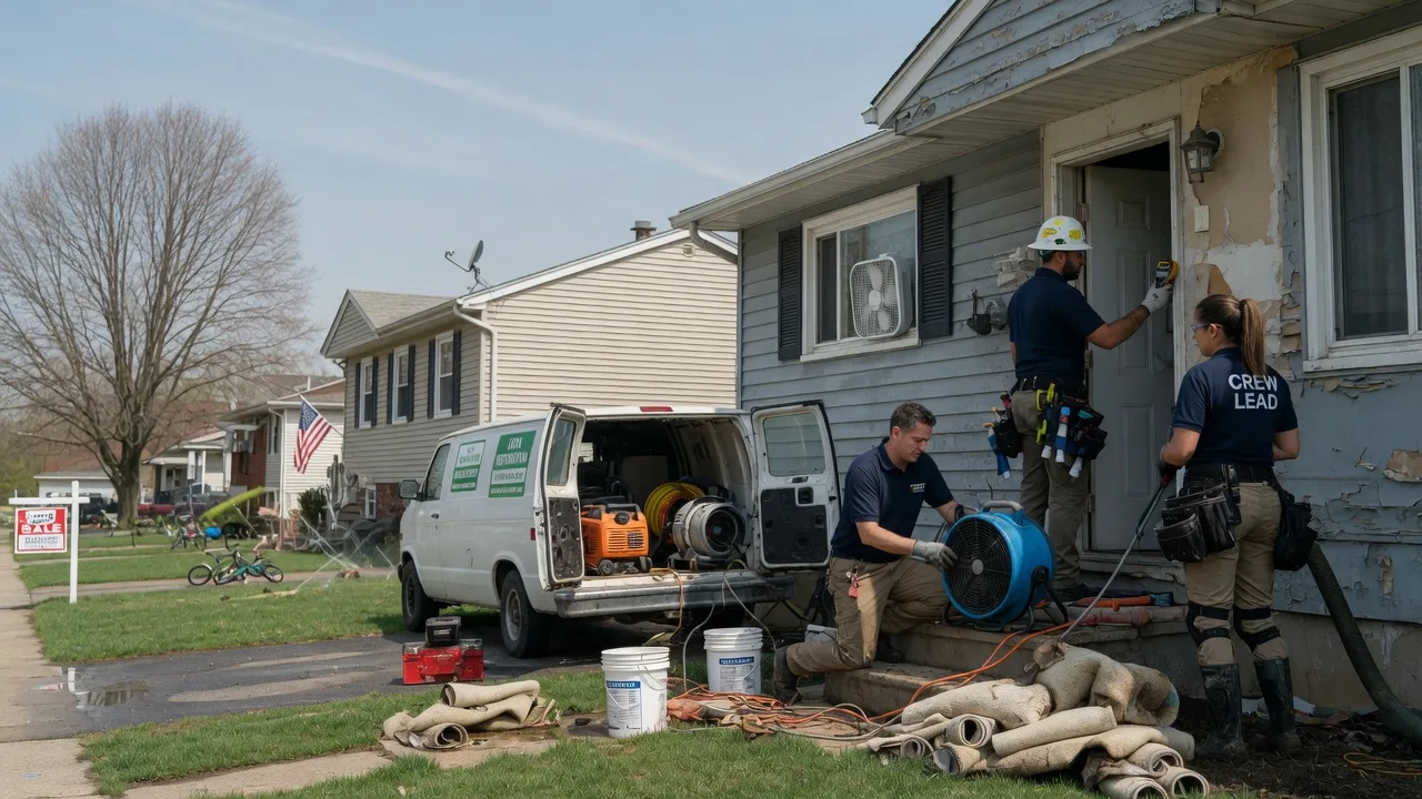 Flood Cleanup in Bucyrus, OH near me